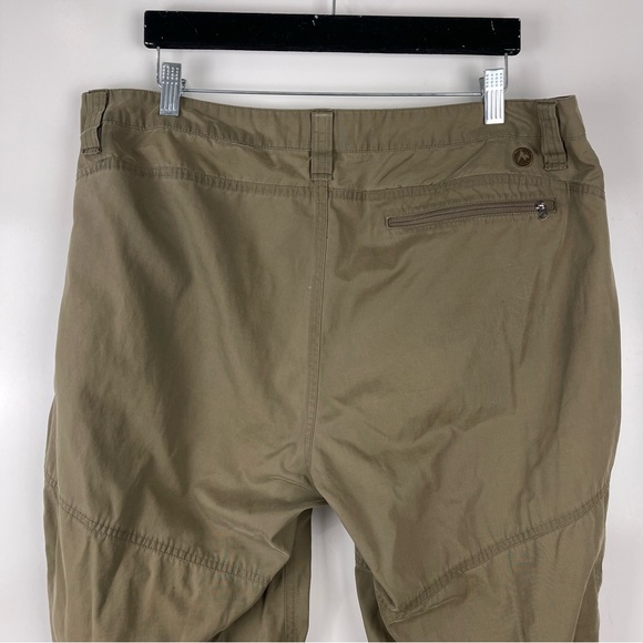 Marmot Men's Outdoor Hiking Pants Tan Cargo Size 36 Gorpcore Pockets Minimalist - Picture 8 of 10